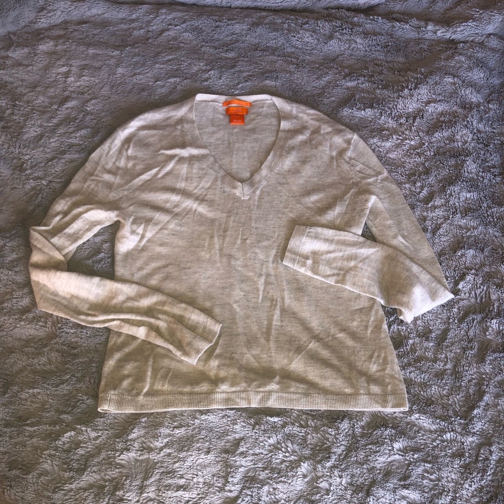 Joe Fresh Light Gray Cashmere Sweater